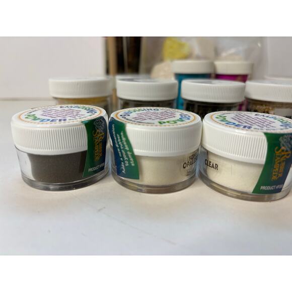 NEW Embossing Powder Lot & Supplies Scrapbooking Cardmaking Stamps Comotion - Picture 2 of 6